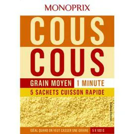 MONOPRIX Couscous grain moyen 500g