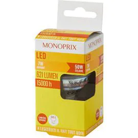 MONOPRIX Led Classique 50W GU5.3 Lumière Chaude l'unité