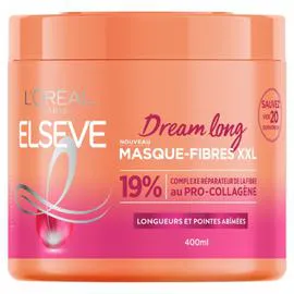L'ORÉAL PARIS, ELSÈVE Masque Capillaire Fibres XXL Longueurs Et Pointes Abîmées Dream Long 400ml