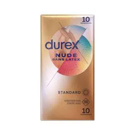 DUREX Préservatif Standard Nude Sans Latex x10