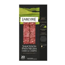 LABEYRIE Saucisson - Pata Negra - Cebo de campo - 20 tranches 60g