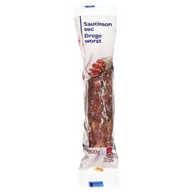 CARREFOUR Saucisson sec pur porc 200g