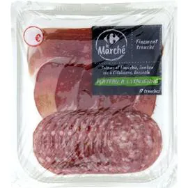 CARREFOUR LE MARCHÉ Charcuterie à l'italienne assortiment 160g