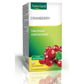 NATURLAND Complément alimentaire Cranberry 150x0,45g
