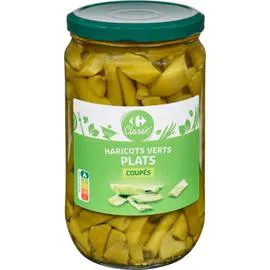 CARREFOUR CLASSIC' Haricots verts plats coupés 360g