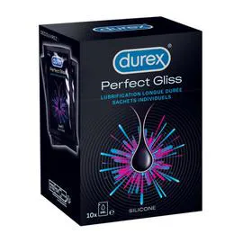 DUREX Perfect Gliss Lubrification Longue Durée Sachets Individuels X10 50ml