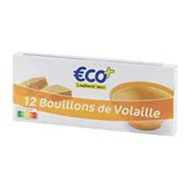 ECO+ Bouillon déshydraté Volaille 12x10g