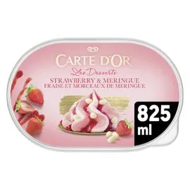 CARTE D'OR Les desserts - Crème glacée - Fraise et morceaux ... 825ml