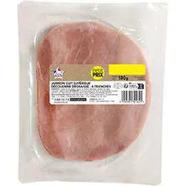 PETIT PRIX Jambon cuit supérieur découenné dégraissé 180g