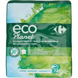 CARREFOUR ECO PLANET Lessive recharge au savon végétal 1,5l