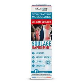 GRANIONS Gel Anti-Douleur Décontractant Musculaire Soulage Rapidement 100ml