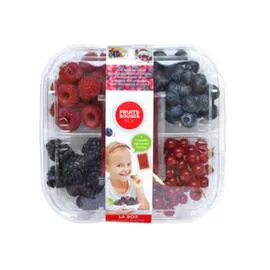 - Assortiment de fruits rouges et son sachet de coulis 390g