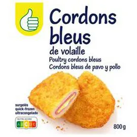 AUCHAN, POUCE Cordon bleu de dinde 800g