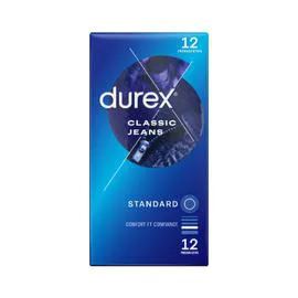 DUREX Préservatifs Standard Classic Jeans x12