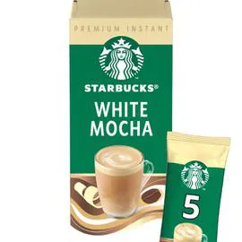 STARBUCKS Café Soluble White Mocha x5