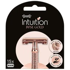 WILKINSON SWORD Intuition rose gold rasoir x15