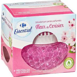 CARREFOUR ESSENTIAL Désodorisant perles Fleur de cerisier 110g