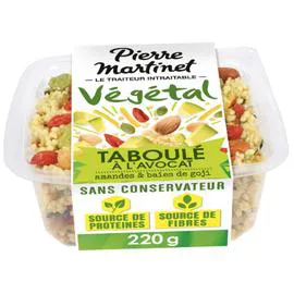 PIERRE MARTINET Salade Végétale taboulé à l'avocat 220g
