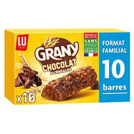 LU, GRANY Barres de céréales au chocolat 208g
