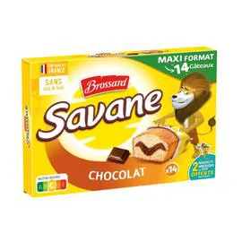 BROSSARD, SAVANE Gâteaux marbrés chocolat 14x30g