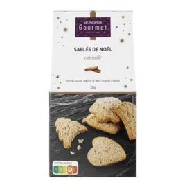MONOPRIX GOURMET Sablés de Noël cannelle 120g