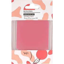 MONOPRIX Miroir de sac double face zoom l'unité