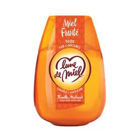 LUNE DE MIEL Miel liquide Fruité et fleuri 340g