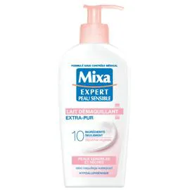 MIXA Lait Démaquillant Antidessèchement Peau Sensible 200ml