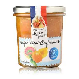 LUCIEN GEORGELIN Confiture orange citron pamplemousse 320g