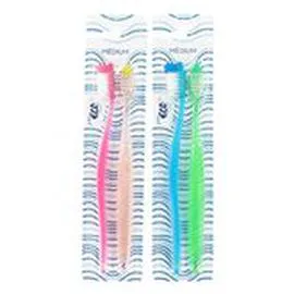 ECO+ Brosse à dents Médium x2