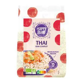 HAPPY BIO Riz thai semi-complet bio 500g