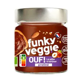 FUNKY VEGGIE Pâte à tartiner praliné BIO 200g
