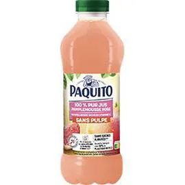 PAQUITO 100% pur jus pamplemousse rose sans pulpe 1l
