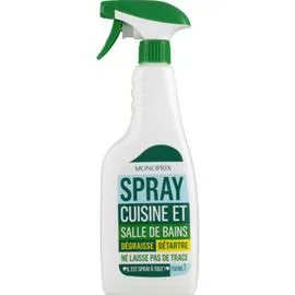 MONOPRIX Spray cuisine et salle de bains 750ml