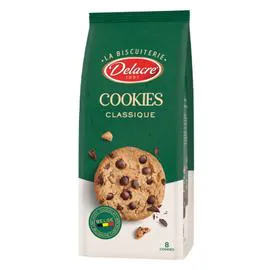 DELACRE Biscuit cookies pépites de chocolat 136g