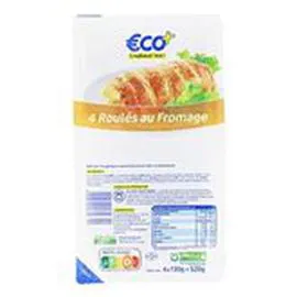 ECO+ Roulés au fromage 520g