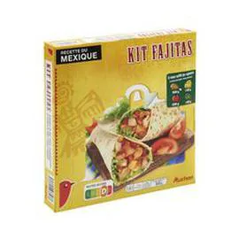 AUCHAN Kit pour fajitas 505g