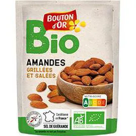 BOUTON D'OR BIO Amandes grillées et salées BIO 100g