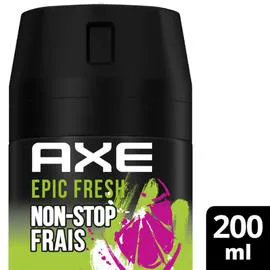 AXE Déodorant homme Epic Fresh Non-Stop Frais 200ml