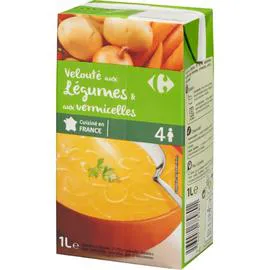 CARREFOUR Soupe légumes et vermicelles 1l