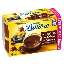 NESTLÉ, LA LAITIÈRE Crèmes dessert chocolat 4x100g