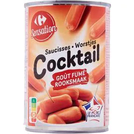 CARREFOUR SENSATION Saucisses cocktail goût fumé 220g