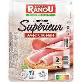 MONIQUE RANOU Jambon supérieur avec couenne 80g