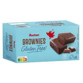 AUCHAN MIEUX VIVRE Brownies sans gluten 240g