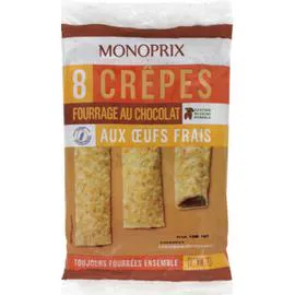 MONOPRIX Crêpes fourrage au chocolat 240g