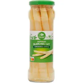 CARREFOUR CLASSIC' Asperges blanches moyennes 205g
