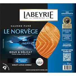 LABEYRIE Saumon fumé Norvège 130g