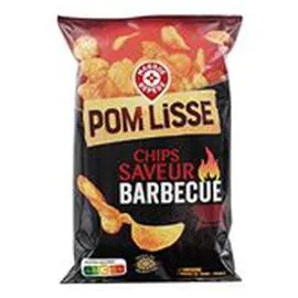 MARQUE REPÈRE, POM'LISSE Chips Barbecue 135g