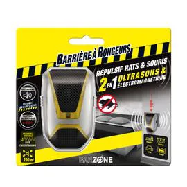 BARRIERE A RONGEURS Anti rats et souris répulsif ultrasons & électromagnétique l'unité