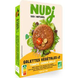 NUDJ Galettes vegetales natures bio 170g